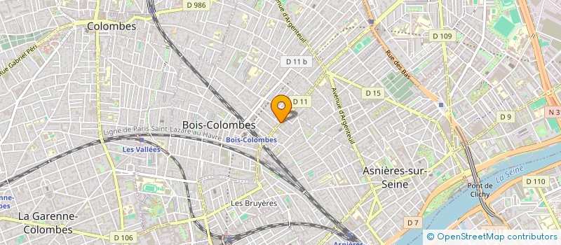 localisation de l'entreprise SOCIETE CIVILE PARIS PERIPHERIE à BOIS-COLOMBES