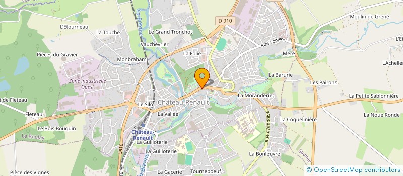 localisation de l'entreprise SOCIETE CIVILE PARTI LES TOURELLES à CHATEAU-RENAULT