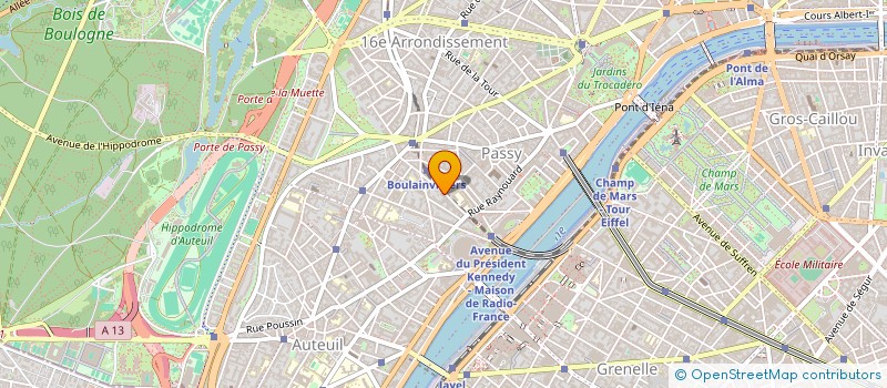 localisation de l'entreprise SOCIETE CIVILE PARTICIPATIONS DEAM à PARIS