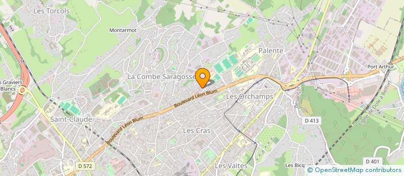 localisation de l'entreprise SOCIETE CIVILE PARTICULIERE CAJADA à BESANCON