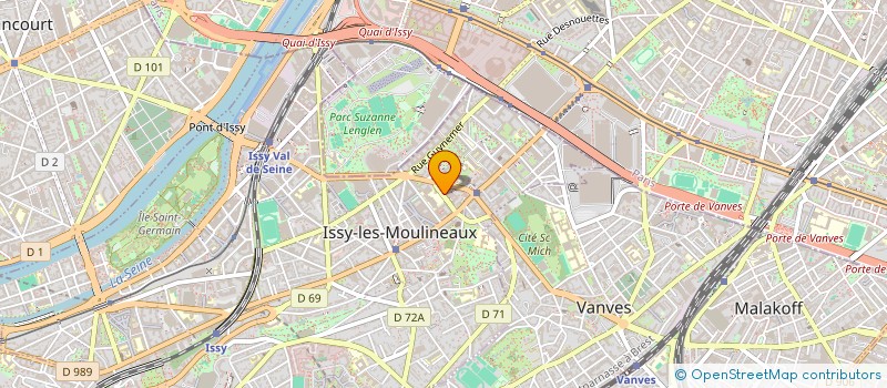 localisation de l'entreprise SOCIETE CIVILE PARTICULIERE COBRIS à ISSY-LES-MOULINEAUX