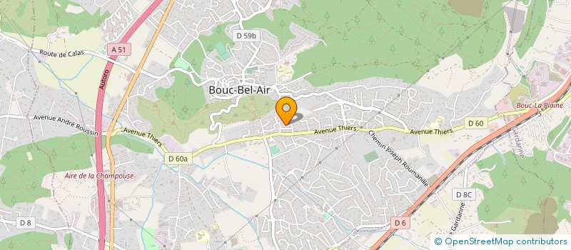 localisation de l'entreprise SOCIETE CIVILE PARTICULIERE D'INVESTISSEMENT JAS à BOUC-BEL-AIR