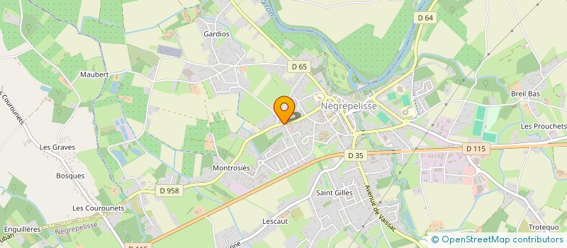 localisation de l'entreprise SOCIETE CIVILE PARTICULIERE DE RAULINES  NEGREPELISSE