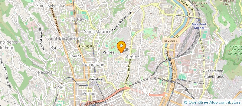 localisation de l'entreprise SOCIETE CIVILE PARTICULIERE EGEE à NICE