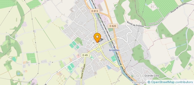 localisation de l'entreprise SOCIETE CIVILE PARTICULIERE FREGONESE  GRISOLLES