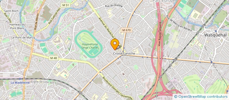 localisation de l'entreprise SOCIETE CIVILE PARTICULIERE LAVOISIER à MARCQ-EN-BARŒUL