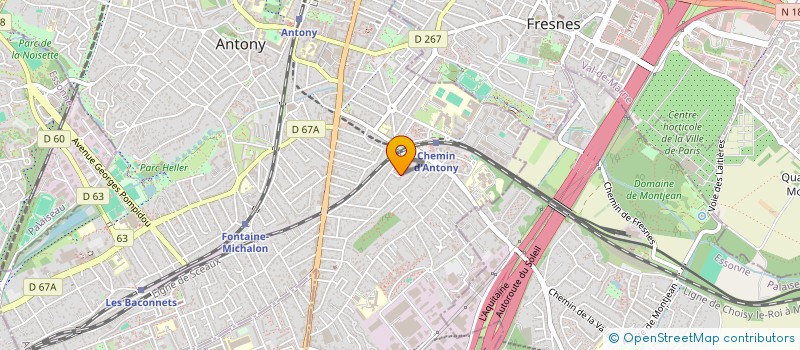 localisation de l'entreprise SOCIETE CIVILE PARTICULIERE SOGEVALIM à ANTONY