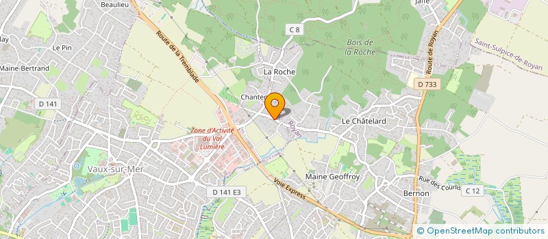 localisation de l'entreprise SOCIETE CIVILE PARTICULIERE SONCAS à VAUX-SUR-MER
