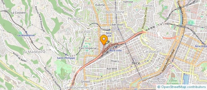 localisation de l'entreprise SOCIETE CIVILE PARTICULIETE SIXTY à NICE