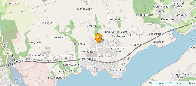 localisation de l'entreprise SOCIETE CIVILE PASCORYS  GUIPAVAS