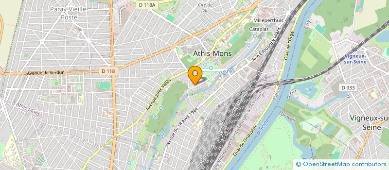 localisation de l'entreprise SOCIETE CIVILE PASSY à ATHIS-MONS