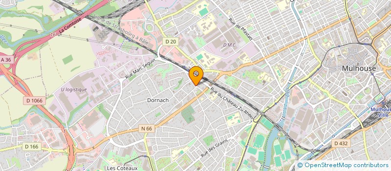 localisation de l'entreprise SOCIETE CIVILE PASTEUR à MULHOUSE