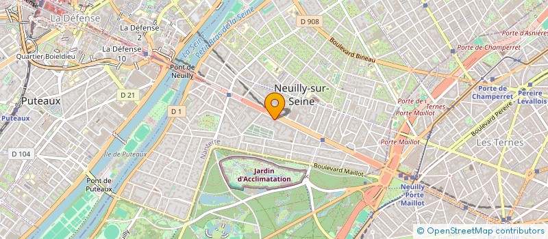localisation de l'entreprise SOCIETE CIVILE PASTEUR PERONNET à NEUILLY-SUR-SEINE