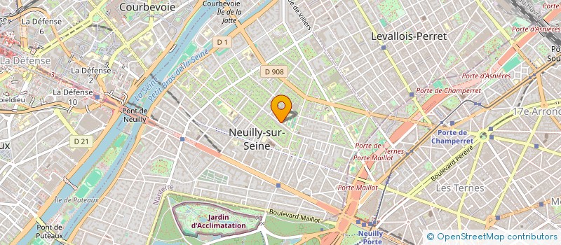 localisation de l'entreprise SOCIETE CIVILE PASTEUR PERRONNET à NEUILLY SUR SEINE