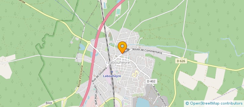 localisation de l'entreprise SOCIETE CIVILE PATRIMOINE MONDIET à LABOUHEYRE