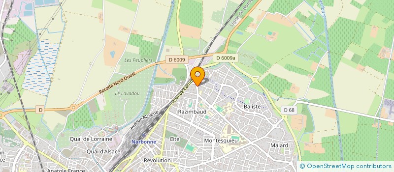 localisation de l'entreprise SOCIETE CIVILE PATRIMONIALE 3A à NARBONNE