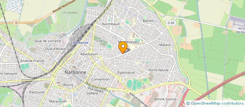 localisation de l'entreprise SOCIETE CIVILE PATRIMONIALE AC2M  NARBONNE