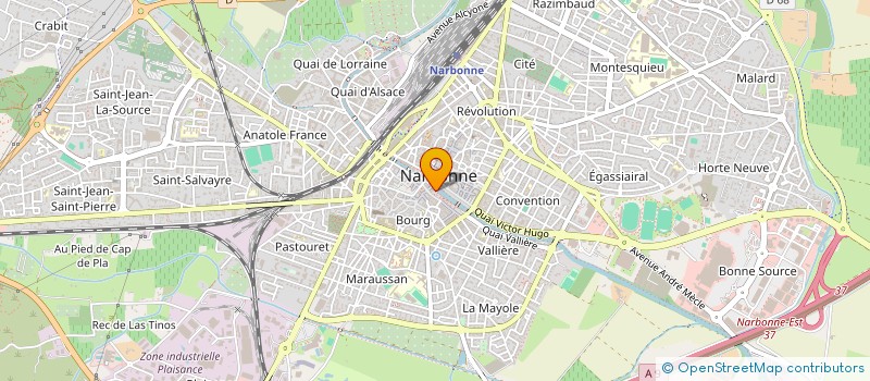localisation de l'entreprise SOCIETE CIVILE PATRIMONIALE ALGOL à NARBONNE
