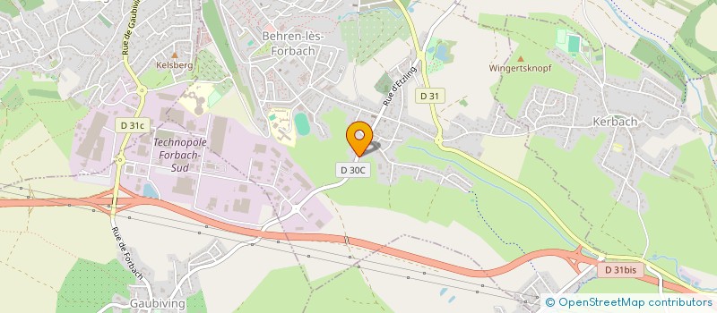 localisation de l'entreprise SOCIETE CIVILE PATRIMONIALE AMEL  BEHREN-LES-FORBACH