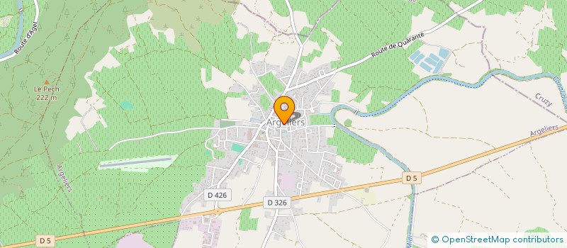 localisation de l'entreprise SOCIETE CIVILE PATRIMONIALE AMGC  ARGELIERS