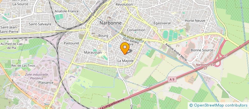 localisation de l'entreprise SOCIETE CIVILE PATRIMONIALE ANGUISE à NARBONNE