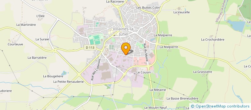 localisation de l'entreprise SOCIETE CIVILE PATRIMONIALE CHURIN  VILLAINES-LA-JUHEL