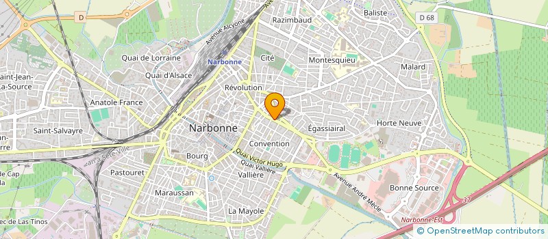 localisation de l'entreprise SOCIETE CIVILE PATRIMONIALE CLOMALOCA  NARBONNE