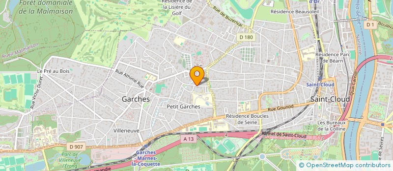 localisation de l'entreprise SOCIETE CIVILE PATRIMONIALE CROISSANT DE LUNE à GARCHES