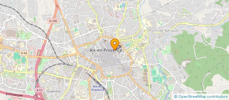 localisation de l'entreprise SOCIETE CIVILE PATRIMONIALE DE GESTION MARGA à AIX EN PROVENCE