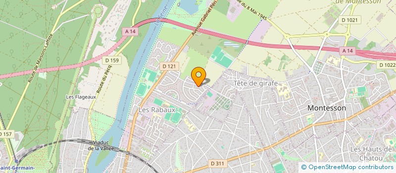 localisation de l'entreprise SOCIETE CIVILE PATRIMONIALE DE LA PIERRE A RUSKIN  MONTESSON