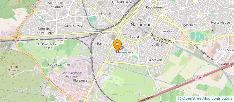 localisation de l'entreprise SOCIETE CIVILE PATRIMONIALE ELOSTEPH à NARBONNE