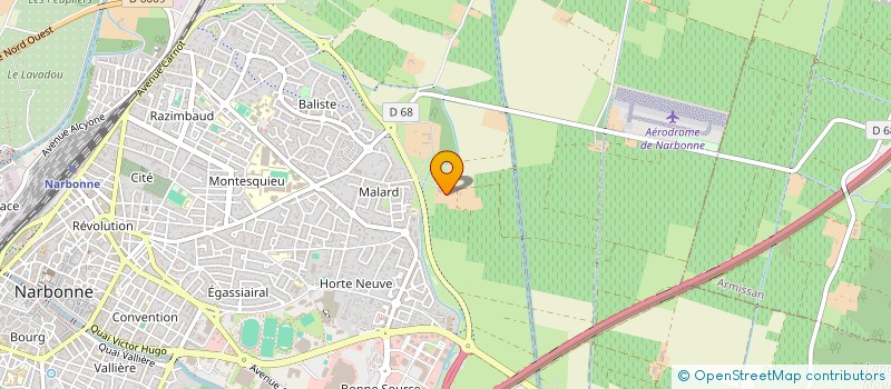 localisation de l'entreprise SOCIETE CIVILE PATRIMONIALE GECK 1 à NARBONNE