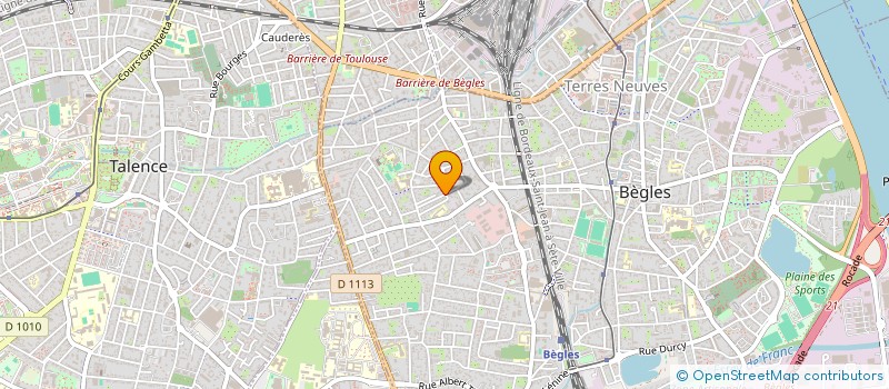 localisation de l'entreprise SOCIETE CIVILE PATRIMONIALE HEGOA à BEGLES