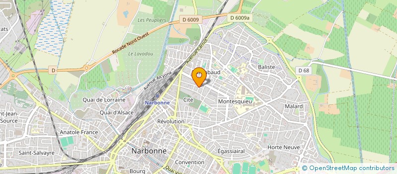 localisation de l'entreprise SOCIETE CIVILE PATRIMONIALE JCG à NARBONNE