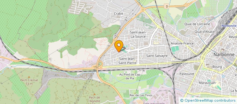 localisation de l'entreprise SOCIETE CIVILE PATRIMONIALE JORIC  NARBONNE