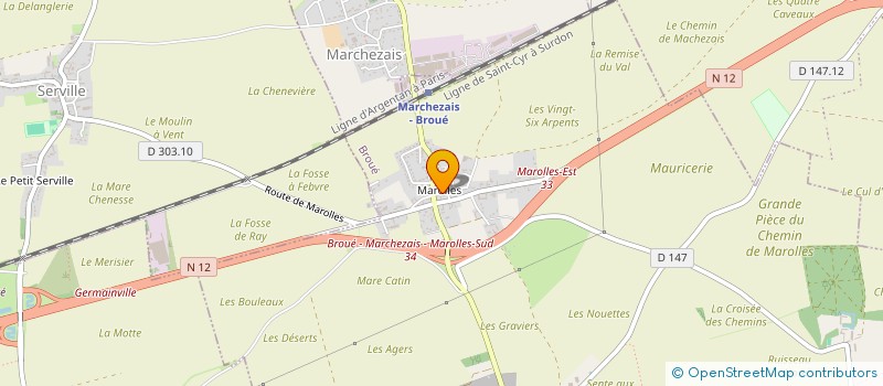 localisation de l'entreprise SOCIETE CIVILE PATRIMONIALE LES 3 V à BROUE