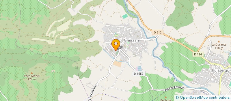 localisation de l'entreprise SOCIETE CIVILE PATRIMONIALE LES CINQ  CREISSAN