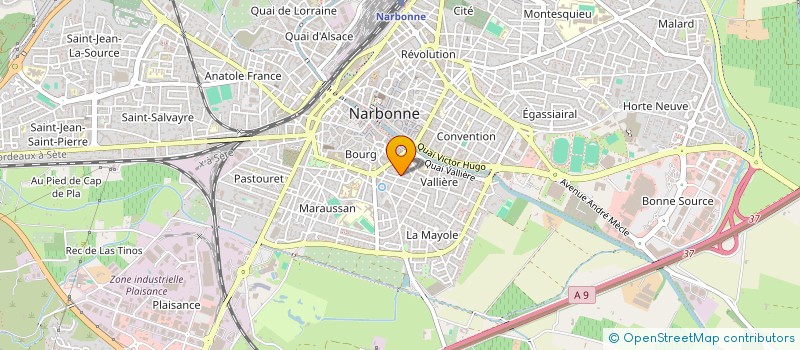 localisation de l'entreprise SOCIETE CIVILE PATRIMONIALE LINCA à NARBONNE