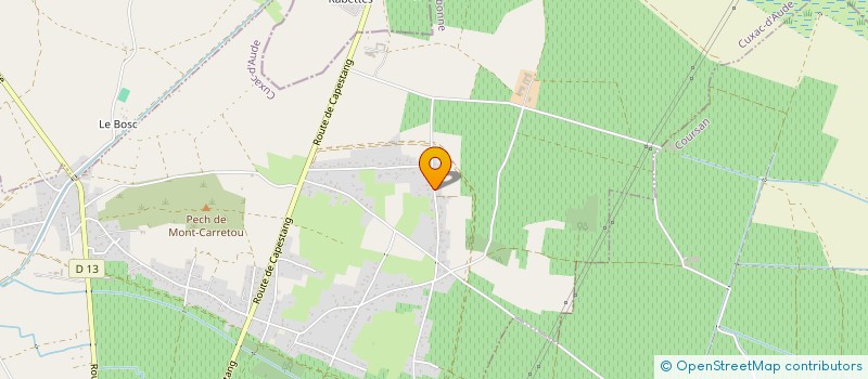 localisation de l'entreprise SOCIETE CIVILE PATRIMONIALE LULYCONI 2  CUXAC-D'AUDE