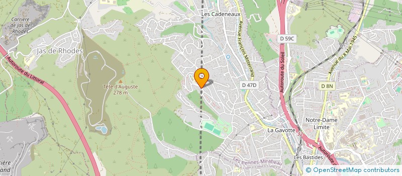 localisation de l'entreprise SOCIETE CIVILE PATRIMONIALE MALENA à LES PENNES-MIRABEAU