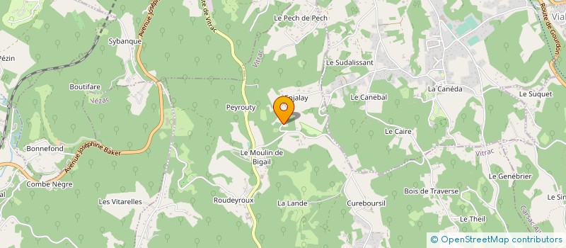 localisation de l'entreprise SOCIETE CIVILE PATRIMONIALE MARAIS FRANCAIS  VITRAC