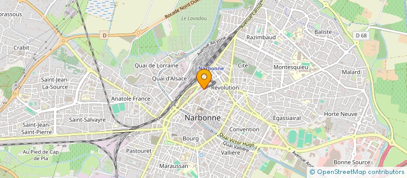 localisation de l'entreprise SOCIETE CIVILE PATRIMONIALE NOTRE DAME DES CHAMPS  NARBONNE
