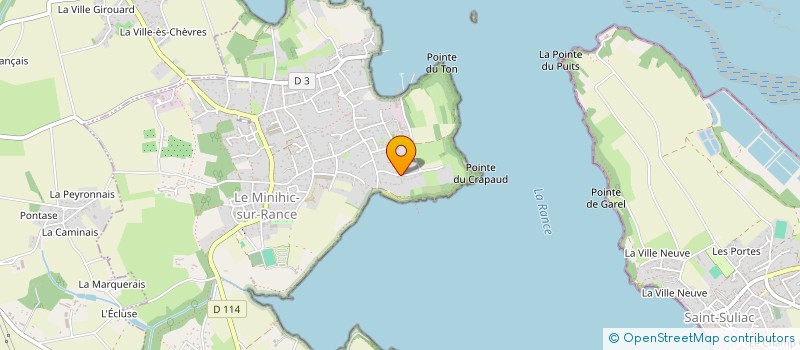 localisation de l'entreprise SOCIETE CIVILE PATRIMONIALE OIKOS  LE MINIHIC-SUR-RANCE