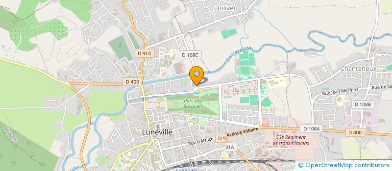 localisation de l'entreprise SOCIETE CIVILE PATRIMONIALE PAPONCHE  LUNEVILLE