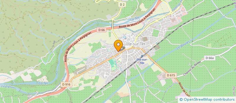 localisation de l'entreprise SOCIETE CIVILE PATRIMONIALE POCH  ILLE-SUR-TET