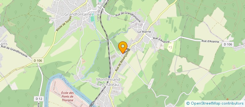 localisation de l'entreprise SOCIETE CIVILE PATRIMONIALE RACSO  MONTFERRAND-LE-CHATEAU