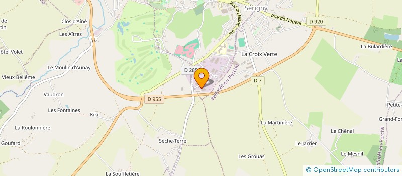 localisation de l'entreprise SOCIETE CIVILE PATRIMONIALE RONGERE à BELLEME