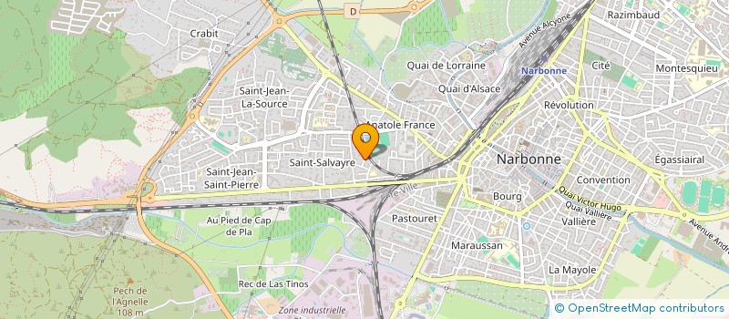localisation de l'entreprise SOCIETE CIVILE PATRIMONIALE SEILLES  NARBONNE