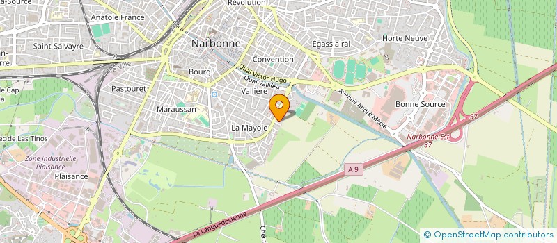 localisation de l'entreprise SOCIETE CIVILE PATRIMONIALE SF2C-1 à NARBONNE