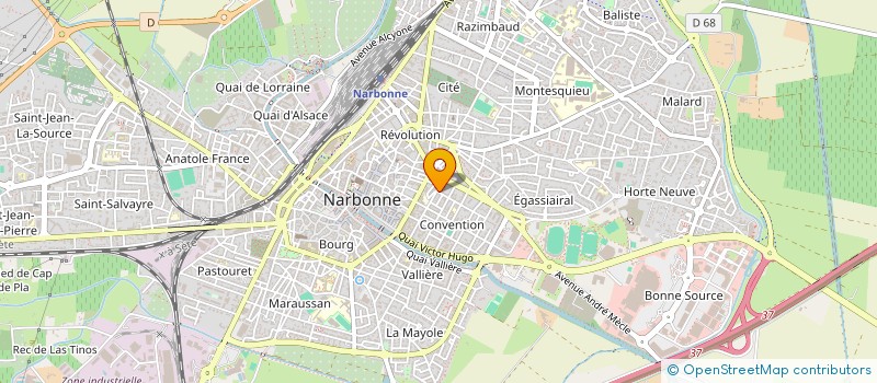 localisation de l'entreprise SOCIETE CIVILE PATRIMONIALE SKP  NARBONNE